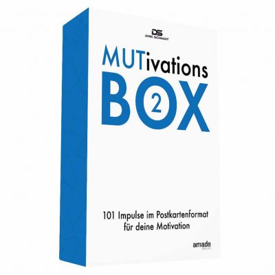 Mutivations-Box 2 - 101 Impulse im Postkartenformat für deine Motivation